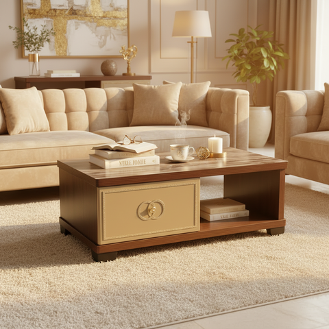 Glossy Center Table IH CT-173 | Premium Living Room Furniture UAE