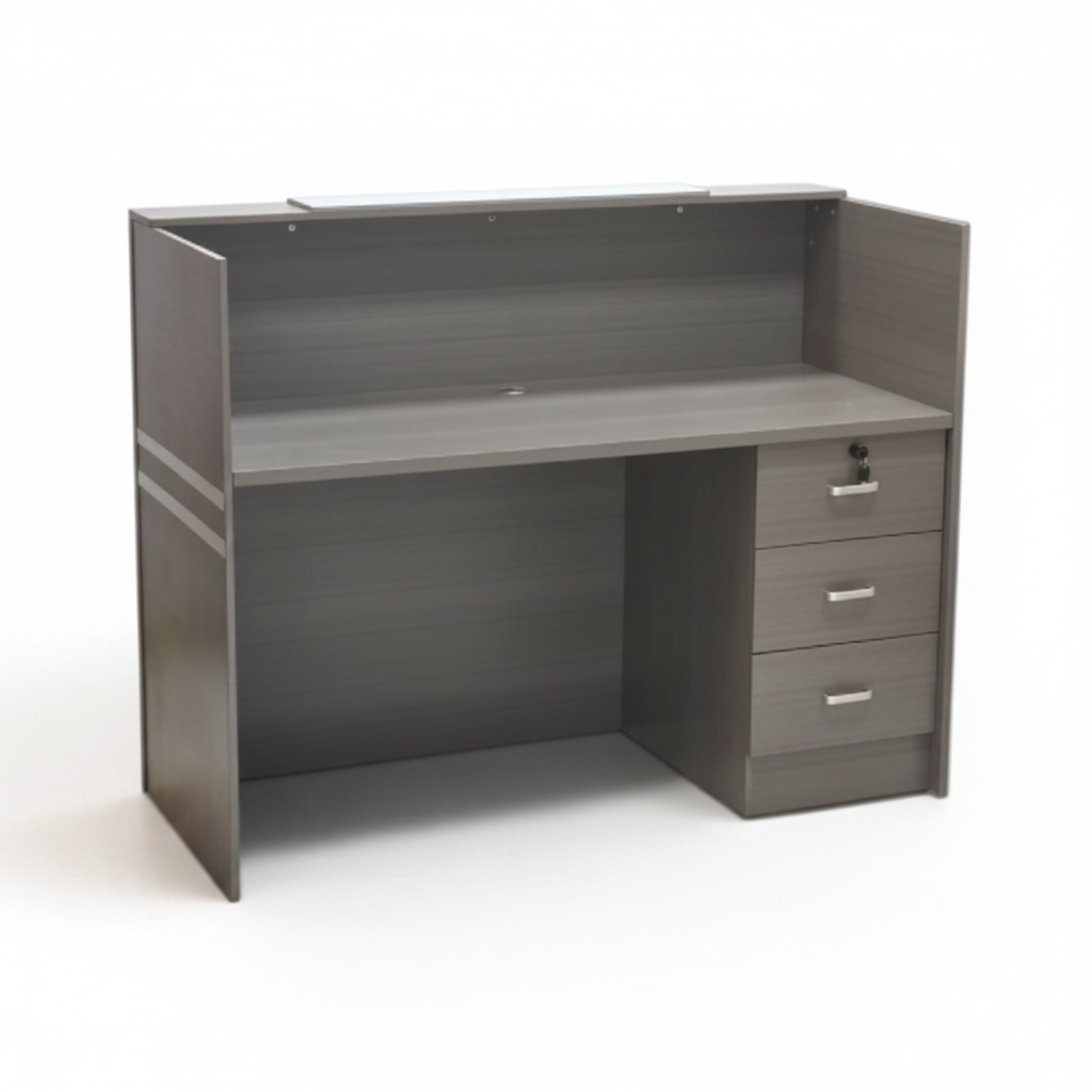 Reception Desk 140CM | Premium Office Reception Counter UAE – IH-R14
