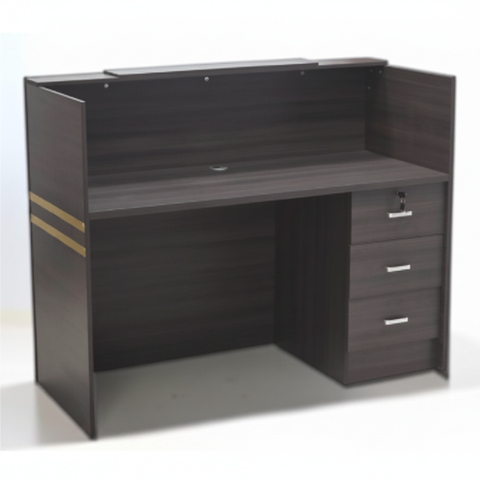 Reception Desk 140CM | Premium Office Reception Counter UAE – IH-R14
