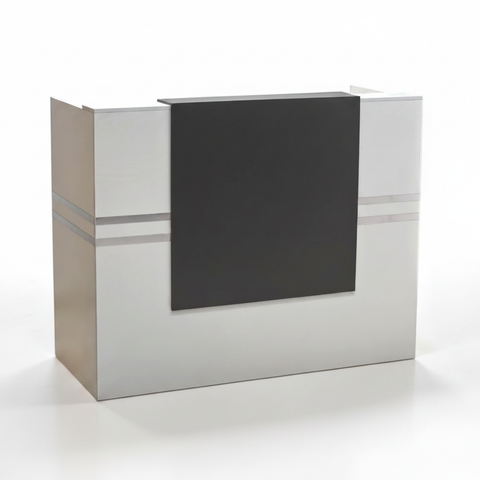 Reception Desk 140CM | Premium Office Reception Counter UAE – IH-R14 white