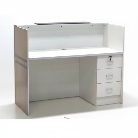 Reception Desk 140CM | Premium Office Reception Counter UAE – IH-R14