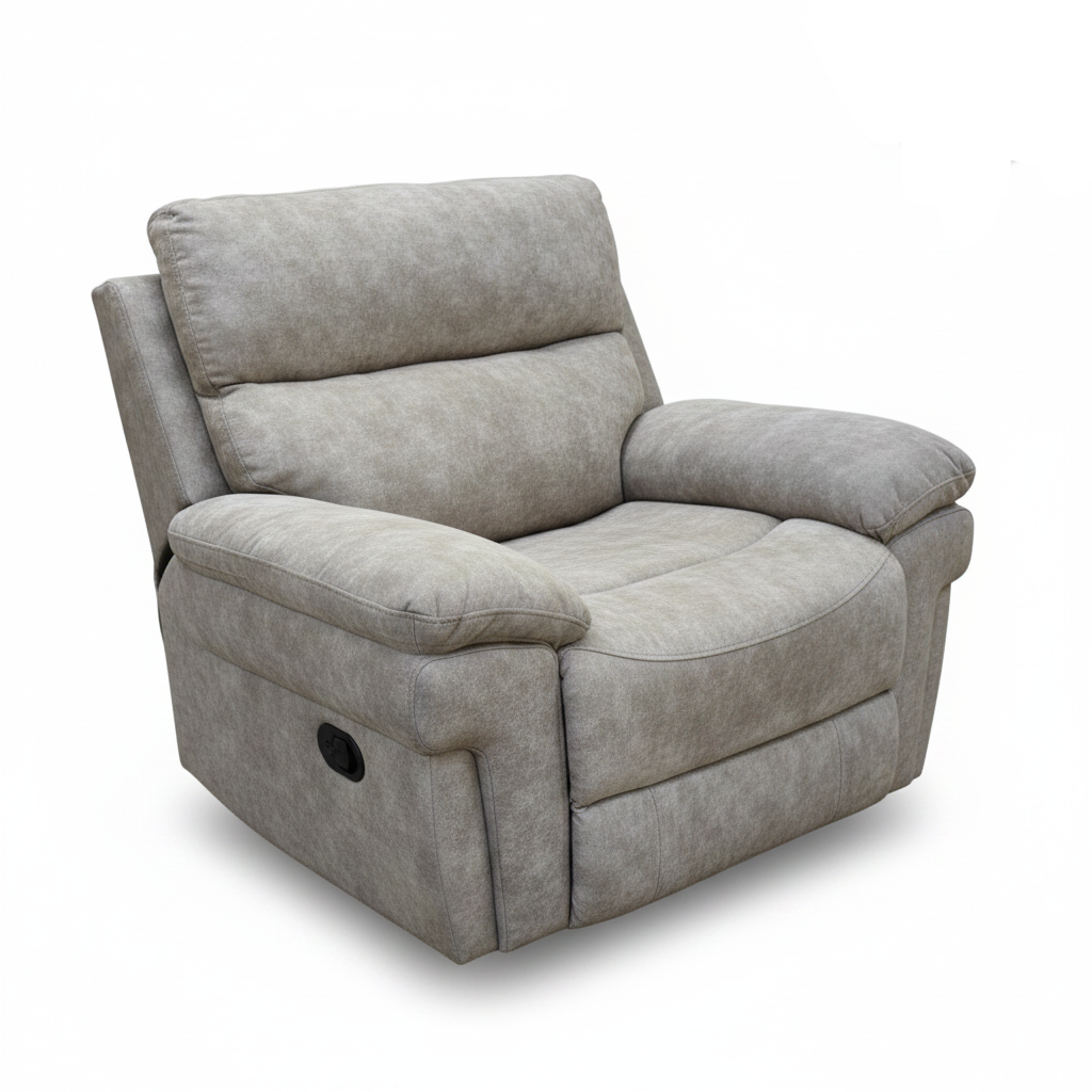 INFINI HOMES Glider Recliner Sofa Chair IH 5332 Cream – Premium Recliner for Living Room UAE | Dubai Abu Dhabi