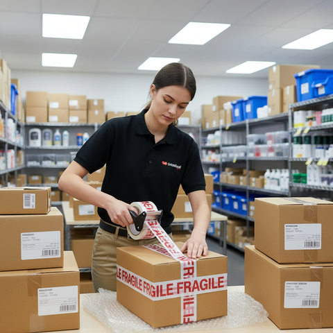 Printed Tape 100 Yards - Premium Custom Packaging Tape | INFINI HOMES