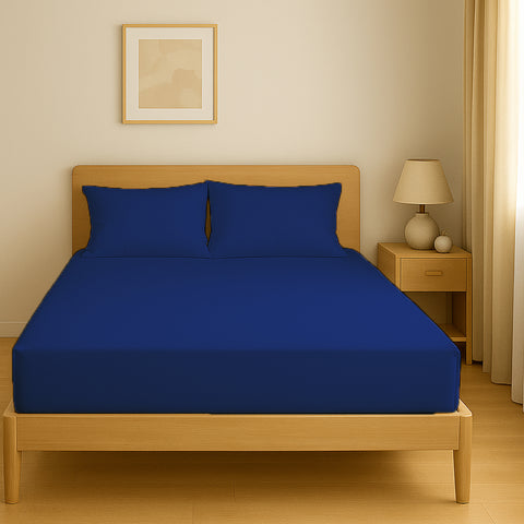 Premium Dyed Fitted Sheet Set 200x200cm UAE | Dubai Abu Dhabi Sharjah Ajman | INFINI HOMES