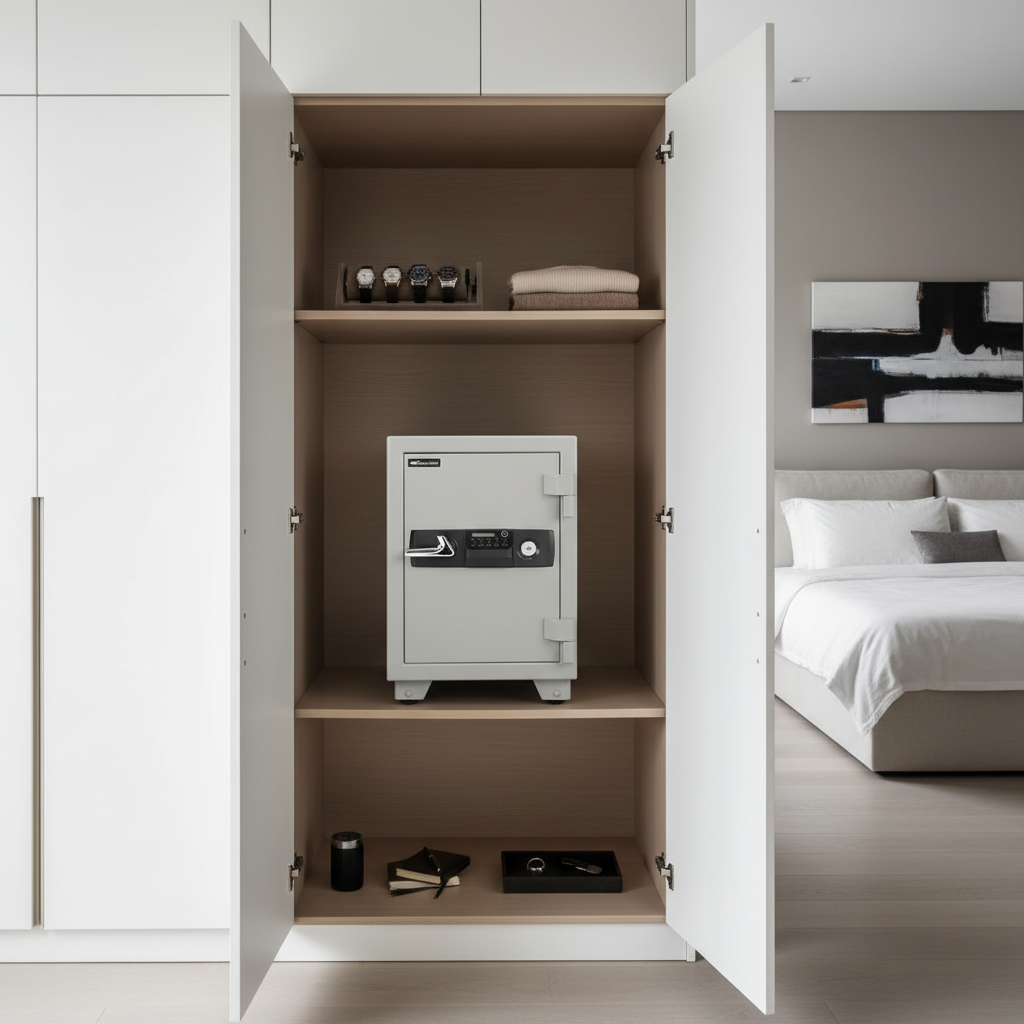 Eagle Safes Fire Resistant Safe ES-045 Digital + Key Lock | UAE Delivery Dubai Abu Dhabi Sharjah