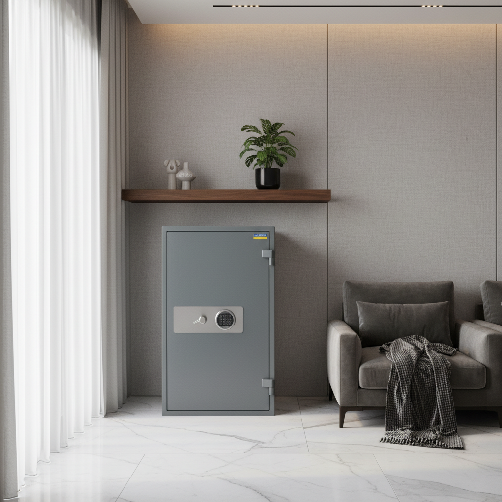 Valberg Garant 95 EL + KL Fire & Burglary Resistant Safe | Digital Lock | UAE