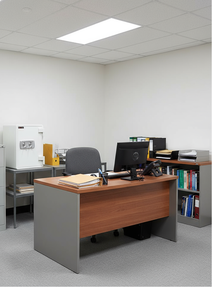 Fire Resistant Safe UAE - Eagle Safe SS-M031KK 2 Key Lock White | Home & Office Security