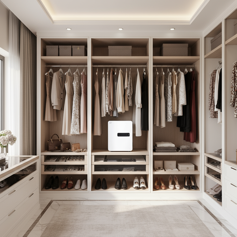 Eagle METACEL MC-040PR Fire-Resistant Safe – White, Digital + Fingerprint Lock System