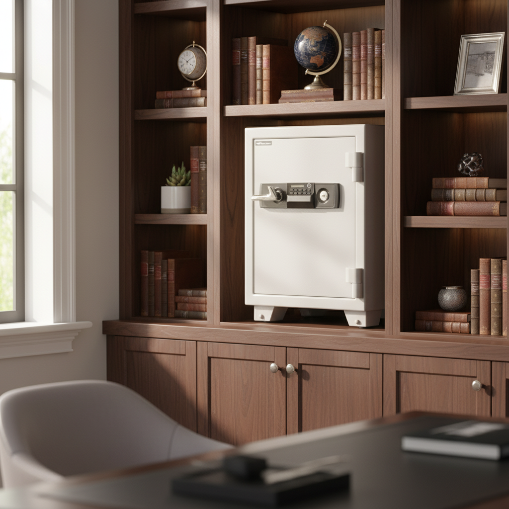 Fire Resistant Safe UAE - Eagle ES-065 Digital Safe with Key Lock | 1 Hour Fire Protection