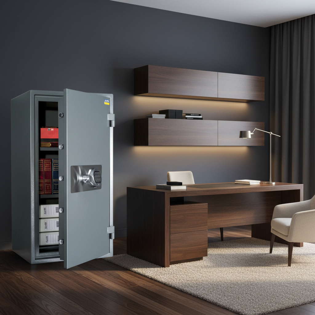 Valberg Garant 95 EL + KL Fire & Burglary Resistant Safe | Digital Lock | UAE