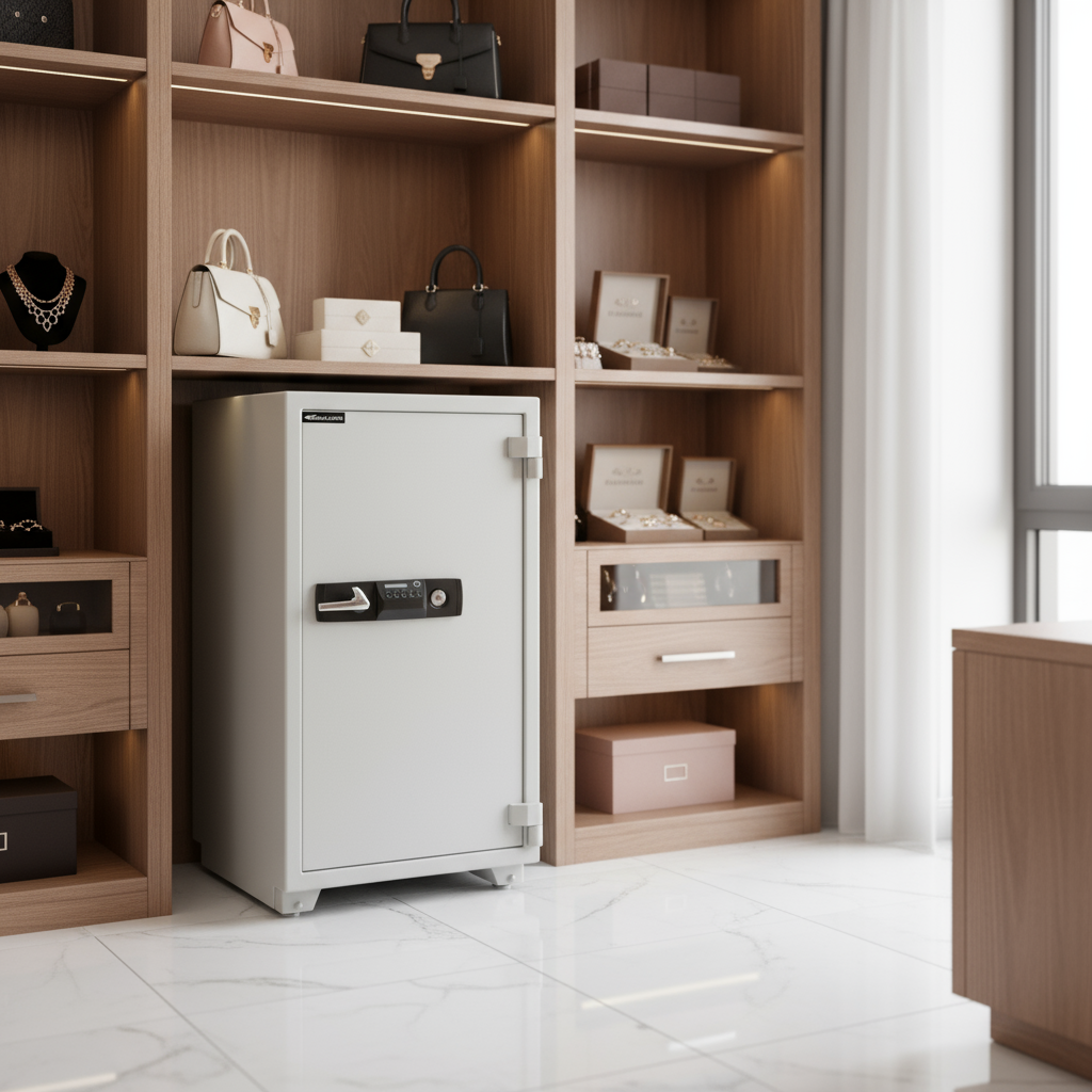 Eagle ES-200 Fire-Resistant Safe – Digital + Key Lock System