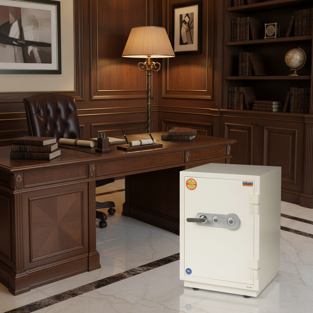Valberg FRS-66 KL Fire Resistant Safe in Luxury Home Office – Premium Safe UAE | INFINI HOMES
