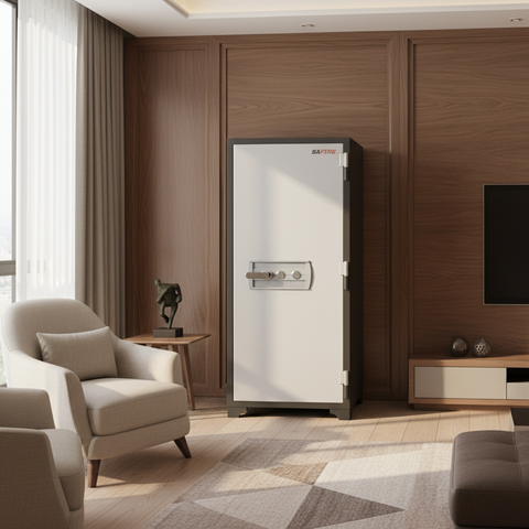 SAFIRE FR 1260 Fire Safe in Modern Home Study – 90-Min Fire Rated, 237L, Delivered Across UAE Emirates