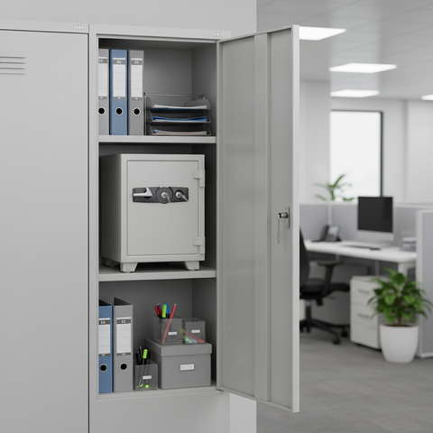 Eagle Safes Fire Resistant Safe SS-065K+K Dubai Abu Dhabi UAE - 2 Key Locks Security Safe