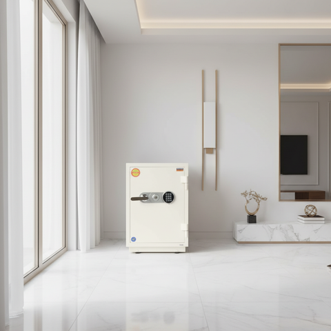 Valberg FRS-66 EL Fire Resistant Safe in UAE Villa – Digital & Key Lock | Buy in Dubai, Abu Dhabi, Sharjah