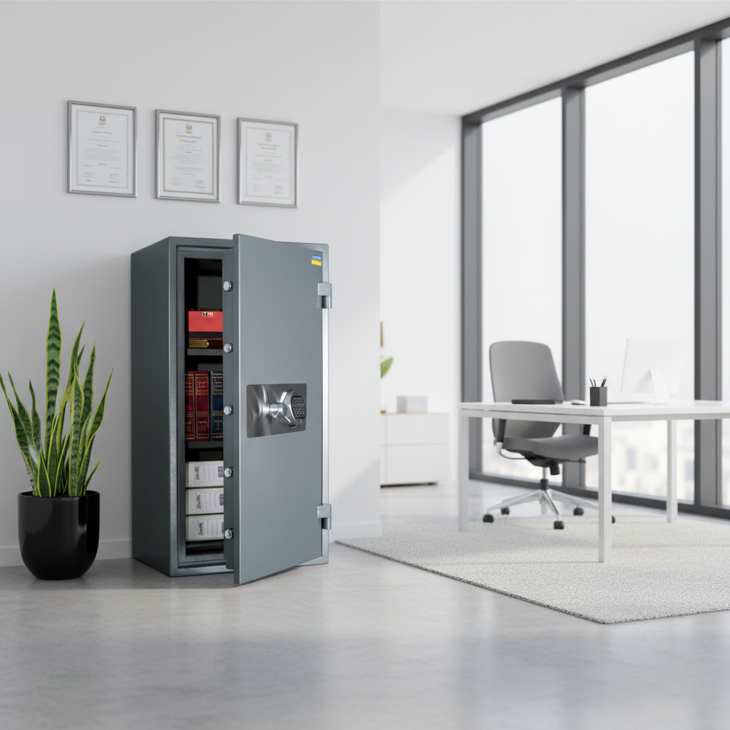 Valberg Garant 95 EL + KL Fire & Burglary Resistant Safe | Digital Lock | UAE