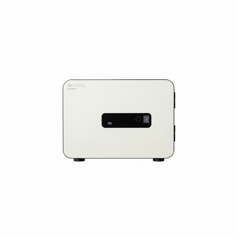METACEL Fire Resistant Safe MC-020PR Ivory - Digital Lock & Fingerprint - UAE Delivery