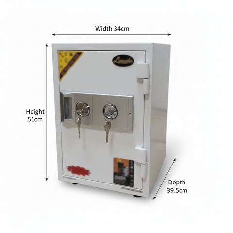 White Safe Box IH K40NT - Secure Home & Office Storage UAE