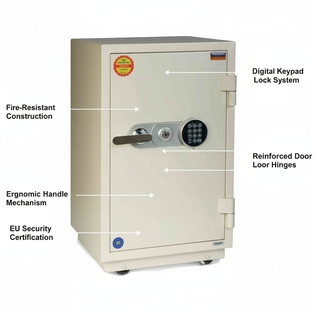 Fire Resistant Safe UAE | Valberg FRS-75 EL Digital Lock Safe Dubai | 64L Fireproof Safe