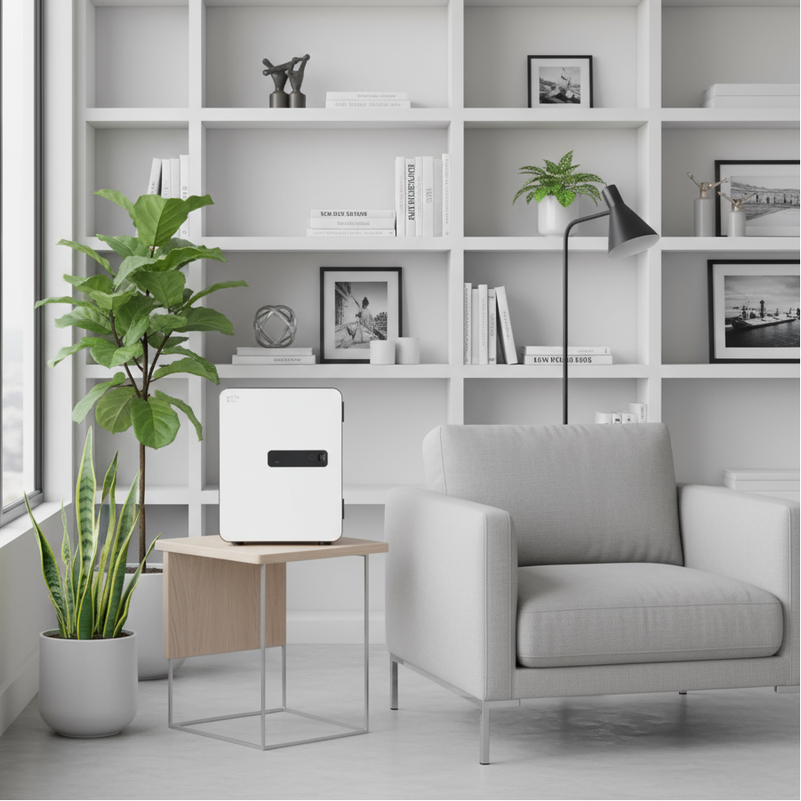 Eagle METACEL MC-040PR Fire-Resistant Safe – White, Digital + Fingerprint Lock System