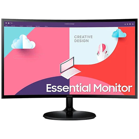 Samsung 24" S3 S36C Curved Monitor UAE | 1800R VA Display 75Hz FreeSync