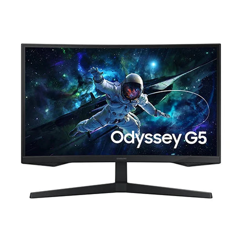 Samsung 27″ Odyssey G5 G55C QHD 165Hz Curved Gaming Monitor Black | UAE