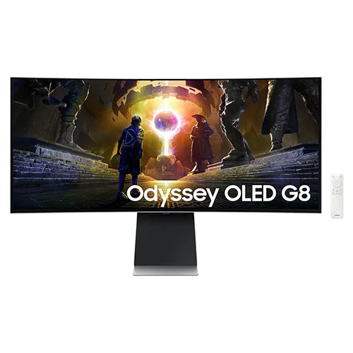 Samsung Odyssey G8 34″ OLED Gaming Monitor UAE | 175Hz UWQHD Display Dubai