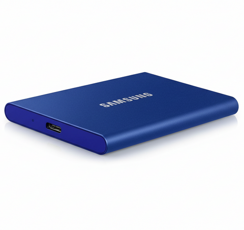 Samsung Portable SSD T7 1TB Blue External Storage Drive UAE - Fast USB 3.2 Gen 2 for Dubai Abu Dhabi Sharjah