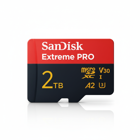 SanDisk Extreme Pro 2TB microSDXC Memory Card UAE | 250MB/s Read 150MB/s Write UHS-I U3 V30 | Dubai Abu Dhabi Sharjah Ajman Fujairah Ras Al Khaimah Umm Al Quwain