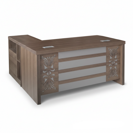 Office Table 160cm | Premium Teak Executive Desk – IH-718