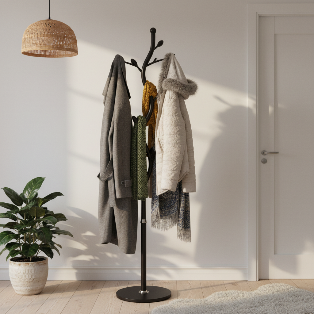 Marble Base Coat Hanger IH 7067 | Premium Coat Stand Dubai UAE