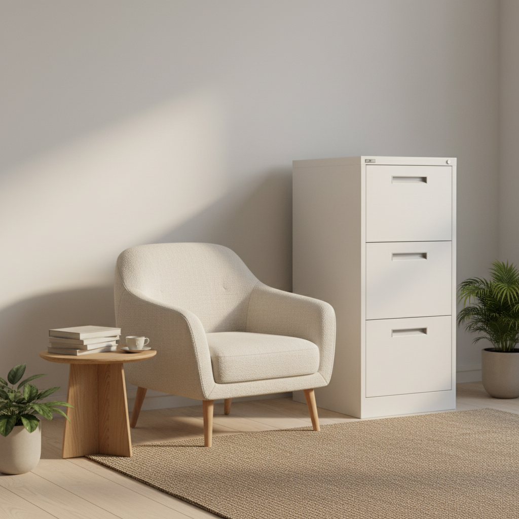 GO Vertical Filing Cabinet 3 Drawer | Steel Office Storage UAE