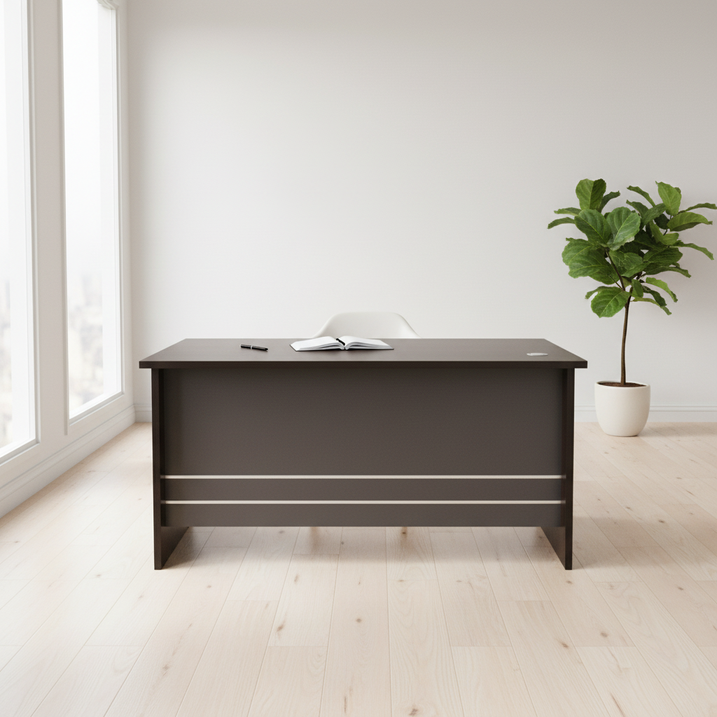 Scandinavian Minimalist Executive Desk 120x60x75 cm – Office Table Dubai UAE | INFINI HOMES