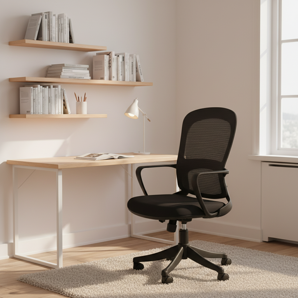 Medium Back Mesh Office Chair | Ergonomic Office Chair UAE – INFINI HOMES