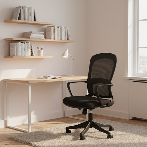 Medium Back Mesh Office Chair | Ergonomic Office Chair UAE – INFINI HOMES