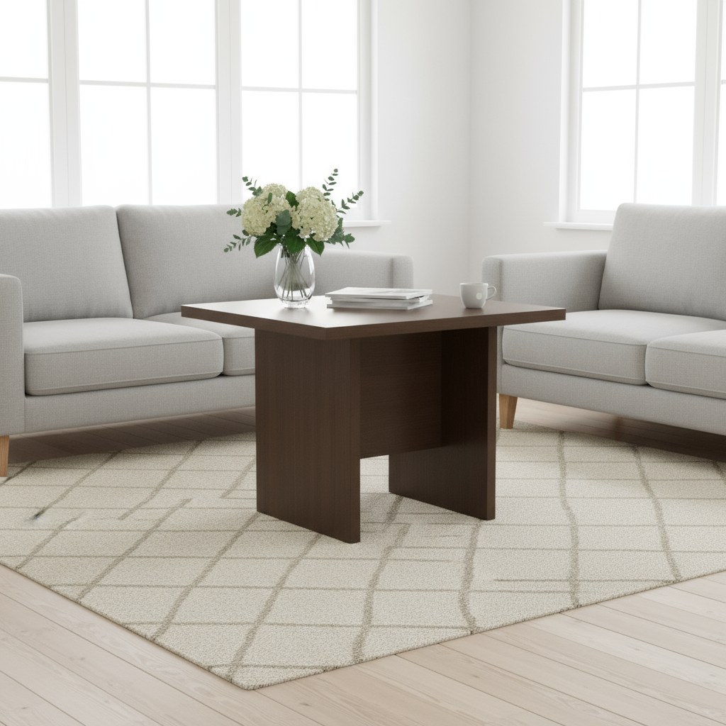 Square Coffee Table UAE | MORINO Series STRAIGHTLINE WENGE | Dubai Abu Dhabi Sharjah