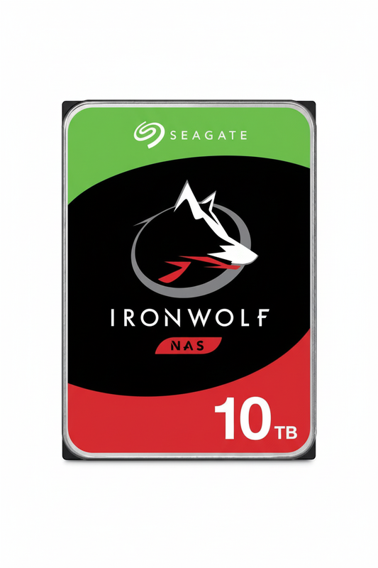 Seagate IronWolf 10TB NAS HDD 7200RPM SATA 6Gb/s 256MB Cache 3.5" ST10000VN0008 | UAE Stock Dubai Abu Dhabi Sharjah Ajman Ras Al Khaimah Fujairah Umm Al Quwain