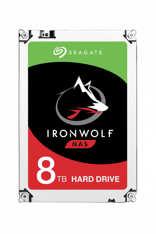 Seagate IronWolf 8TB NAS HDD 7200RPM 256MB Cache SATA 6.0Gb/s CMR 3.5 Inch ST8000VN0022 | UAE Stock Dubai Abu Dhabi Sharjah Ajman Ras Al Khaimah Fujairah Umm Al Quwain