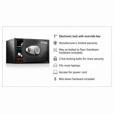 Sentry X125 Security Safe – Compact and Secure Storage Solution