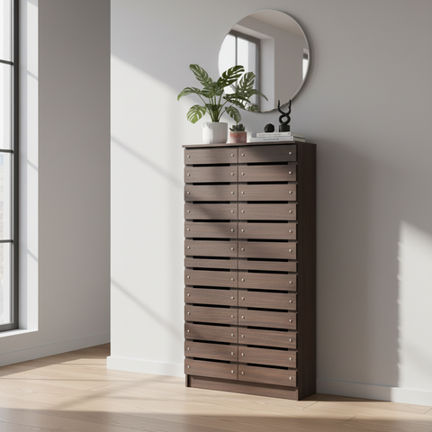 Oak Shoe Rack 180cm - Premium Storage Solution UAE | Model IH 522