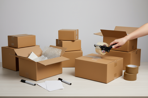 Premium Packing Supplies Kit UAE - Complete Moving & Shipping Set Dubai Abu Dhabi | INFINI HOMES