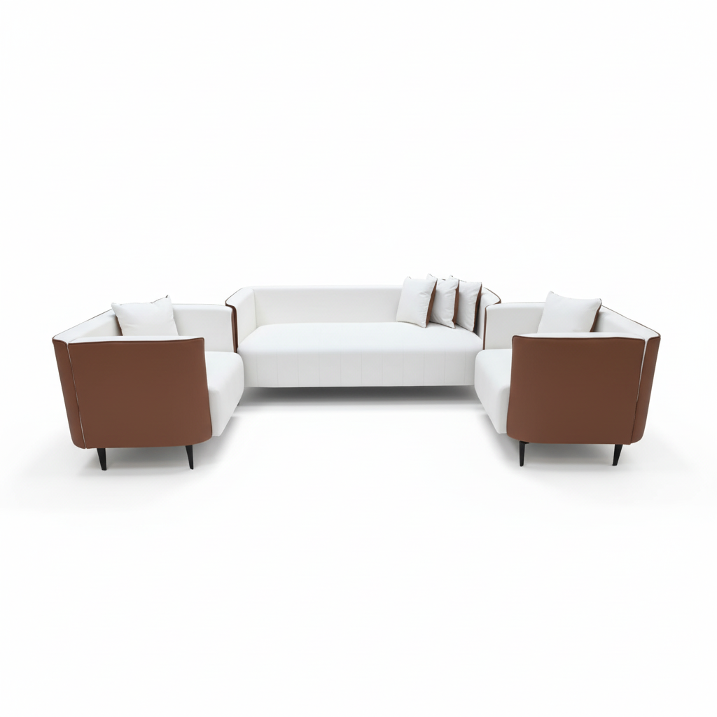PU Sofa Set 3+1+1 | Premium Living Room Sofa | INFINI HOMES UAE