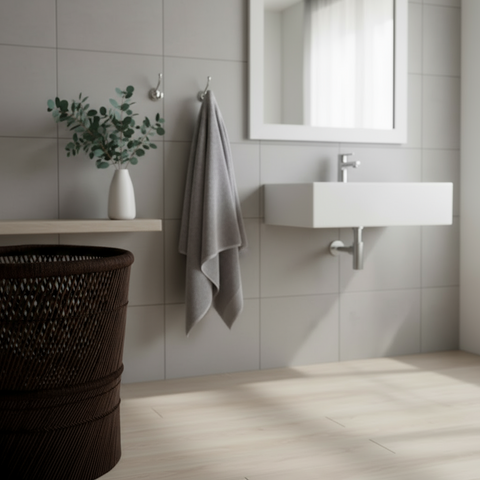 Premium Grey Bath Sheet UAE Dubai | 90x180cm 600 GSM Egyptian Cotton Luxury Towel