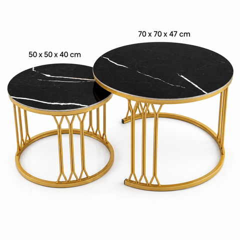 Black Gold Coffee Table SBF-CT54-2 | UAE