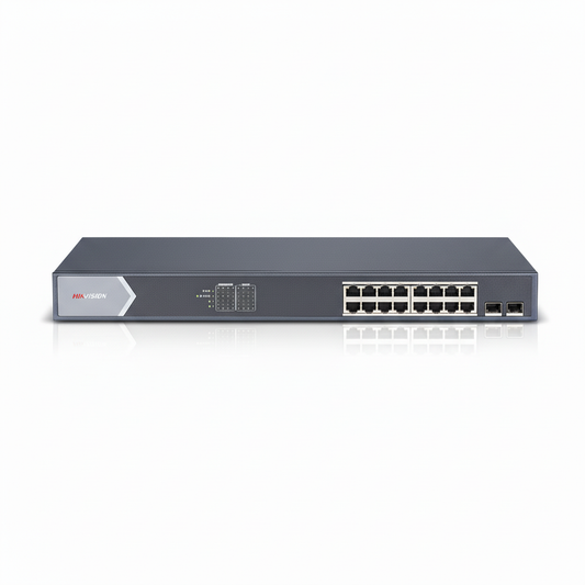 Hikvision DS-3E1518P-SI 16-Port Gigabit Smart PoE Switch UAE | Dubai Abu Dhabi Sharjah Ajman Umm Al Quwain Ras Al Khaimah Fujairah