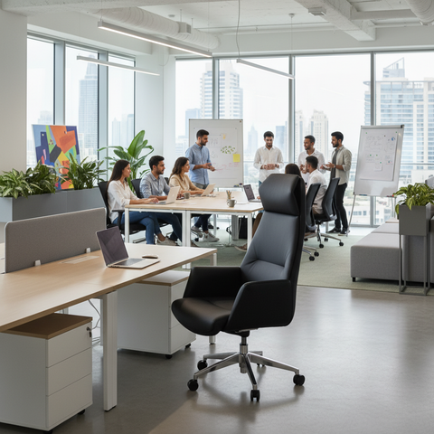 Premium Office Chair Black IH 831 A - Ergonomic Desk Chair UAE