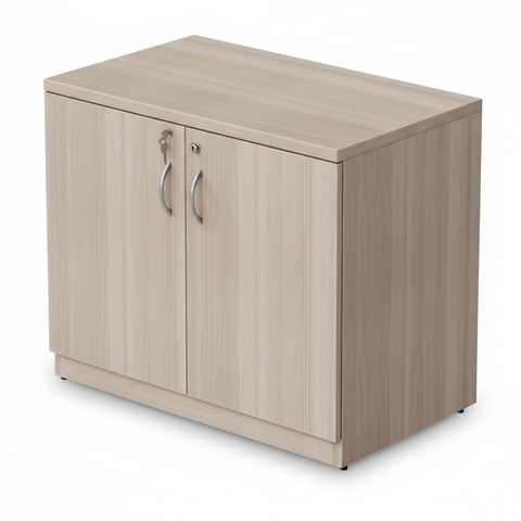 Book Cabinet with Wooden Door White Background – IH BE808 Storage Cabinet UAE