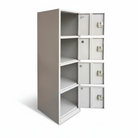 Metal 4-Tier Locker | Steel Storage Cabinet UAE – INFINI HOMES