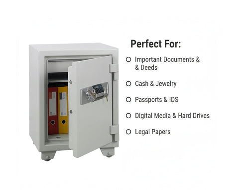 Fire Resistant Safe UAE - Eagle ES-065 Digital Safe with Key Lock | 1 Hour Fire Protection
