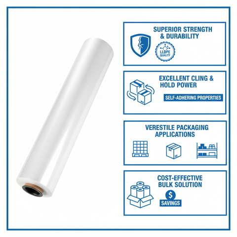 Stretch Film 2.8KG x 6pcs/Ctn - 10 Cartons Special Offer | INFINI HOMES UAE